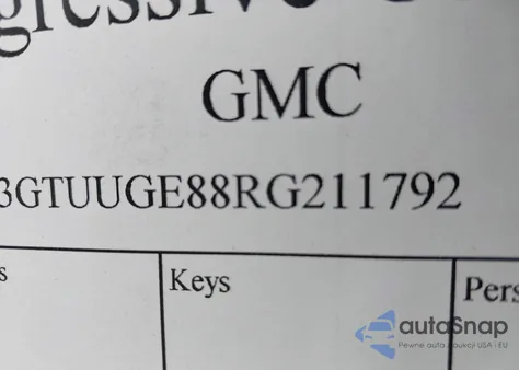 2024 GMC Sierra 1500 4Wd Short Box Denali из США, поврежденный, VIN 3GTUUGE88RG211792